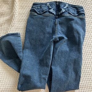 Pacsun Low-rise Butterfly Flare Jeans